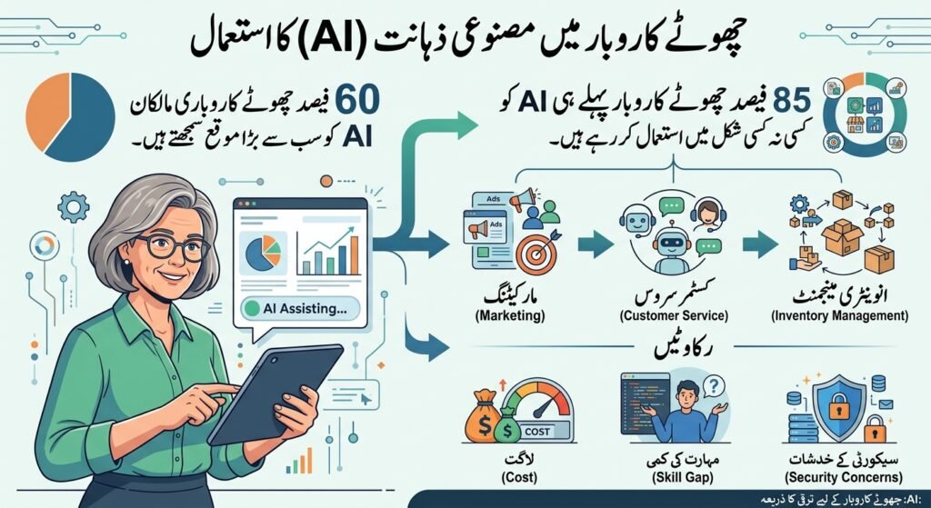چھوٹے کاروبار میں AI کے استعمال کے مواقع اور چیلنجز 2026