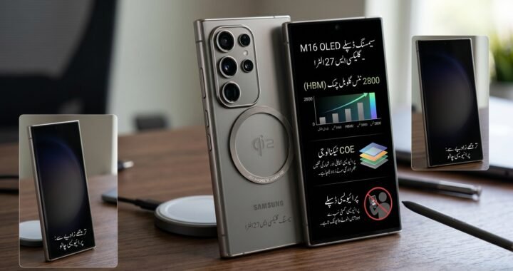 گلیکسی ایس 27 الٹرا کا M16 OLED ڈسپلے اور پرائیویسی فیچر 2027