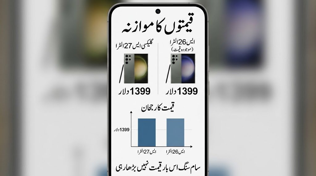 گلیکسی ایس 27 الٹرا اور ایس 26 الٹرا کی قیمت کا موازنہ